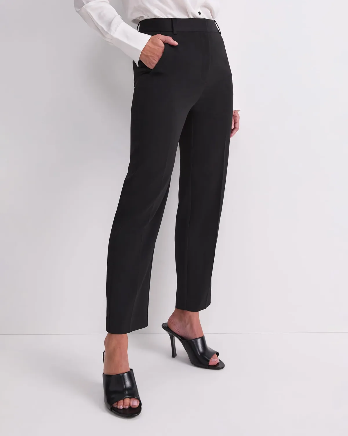 Sportscraft Angie Slim pantaloni donna vita alta crepe