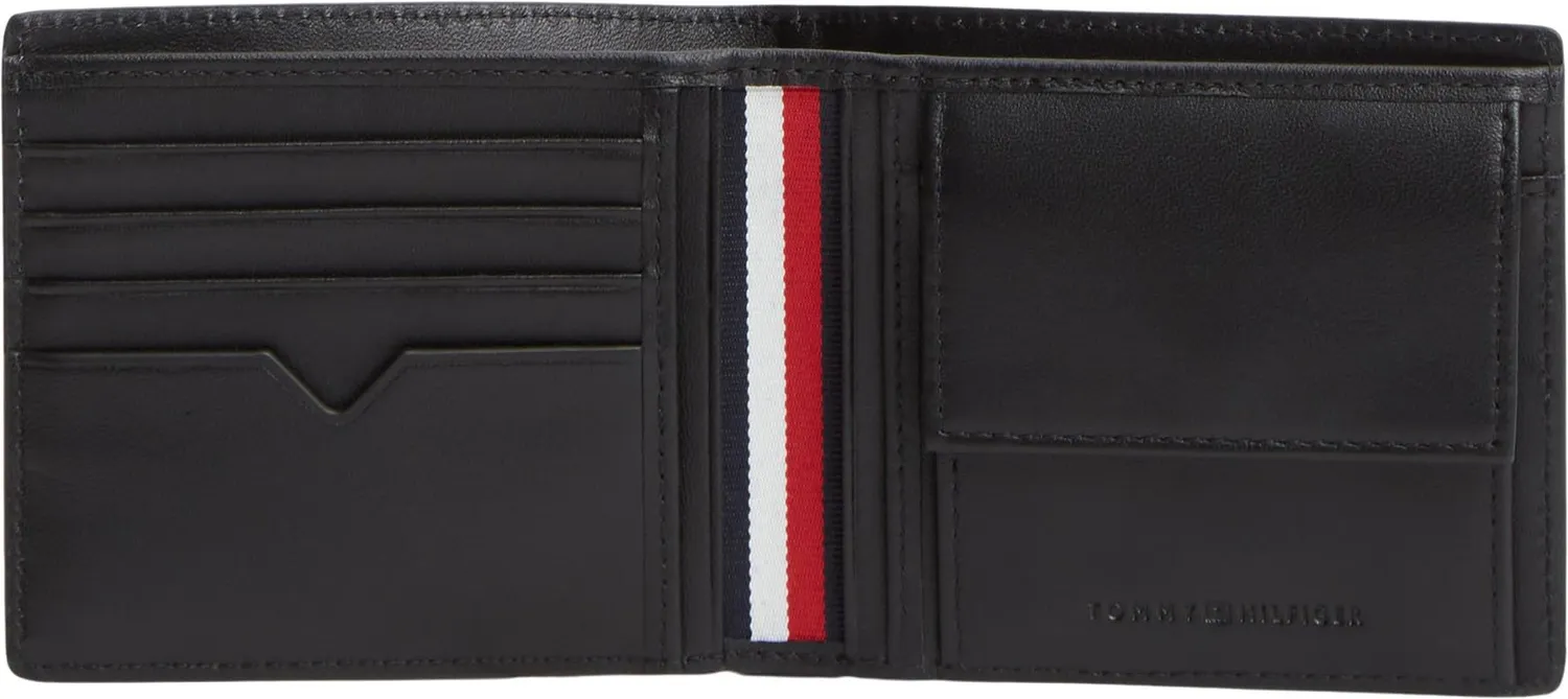 Tommy Hilfiger Th Element AM0AM14796 portafoglio zip nero