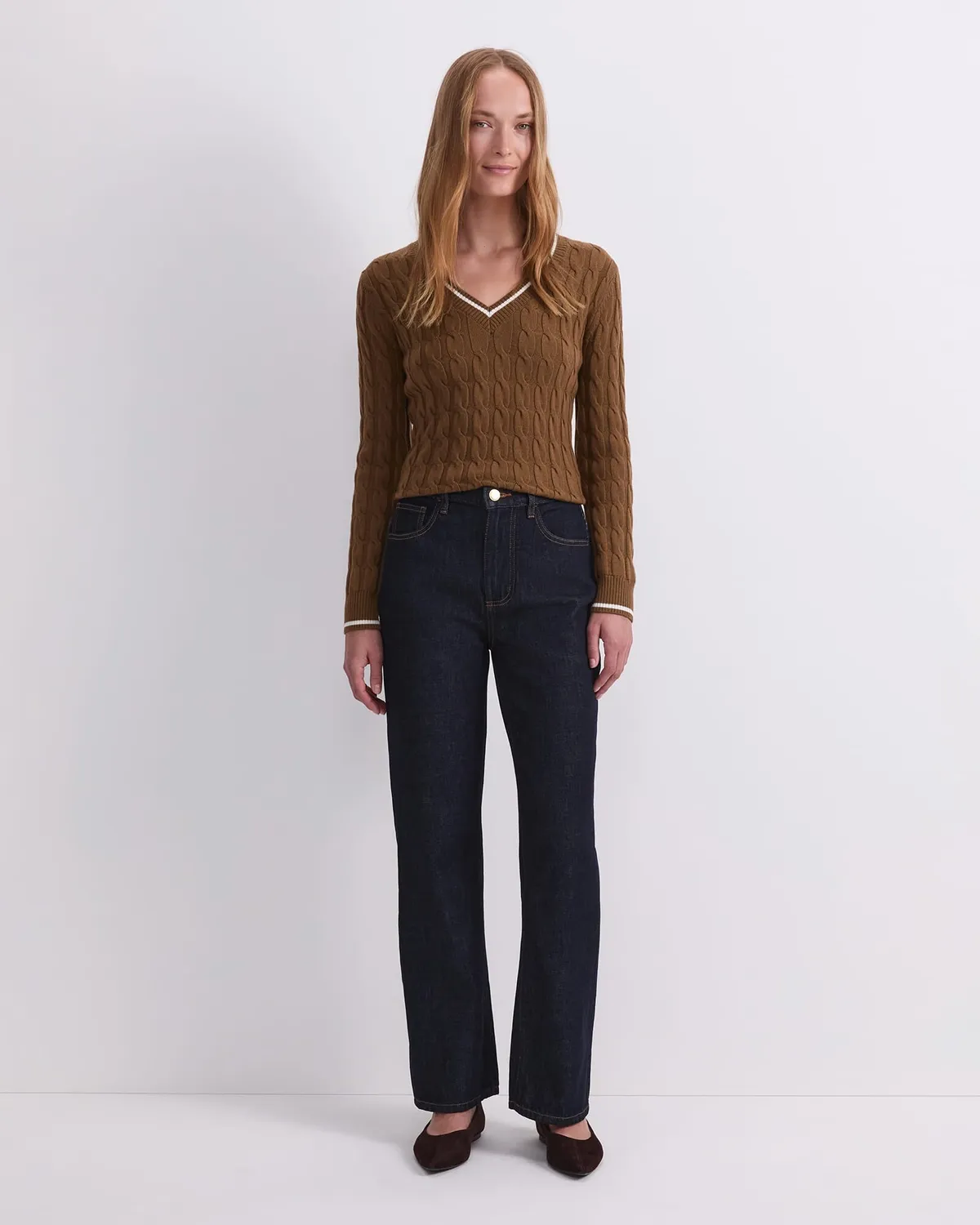 Sportscraft Simmi jeans dritti vita alta indaco
