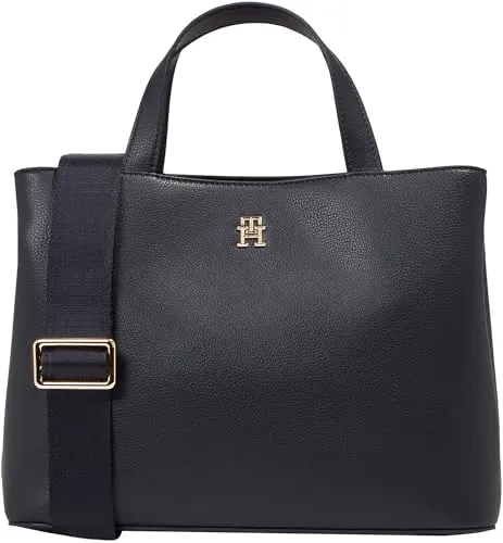 Tommy Hilfiger TH Essential Satchel Borsa Donna Blu