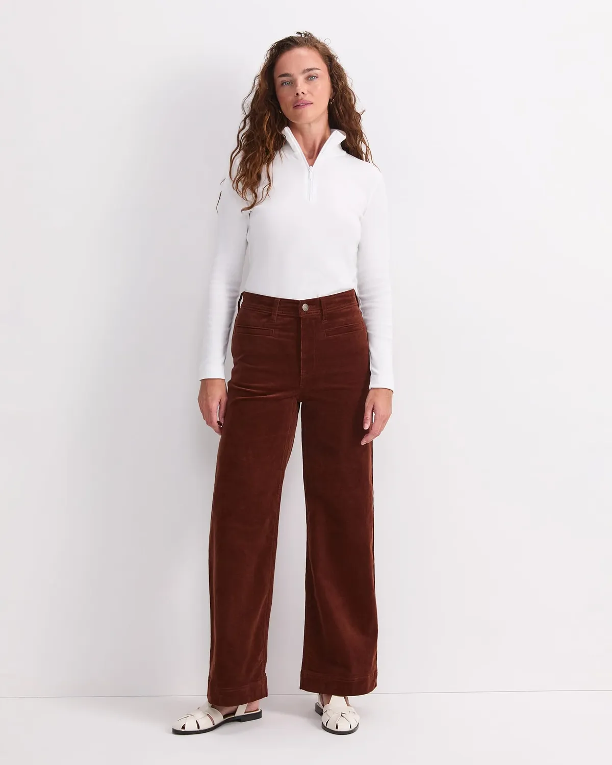 Sportscraft Cleo Cord Wide Leg jeans velluto a gamba larga