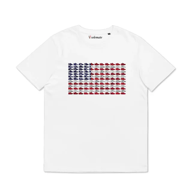 Solemate Made in USA t-shirt bianca cotone organico
