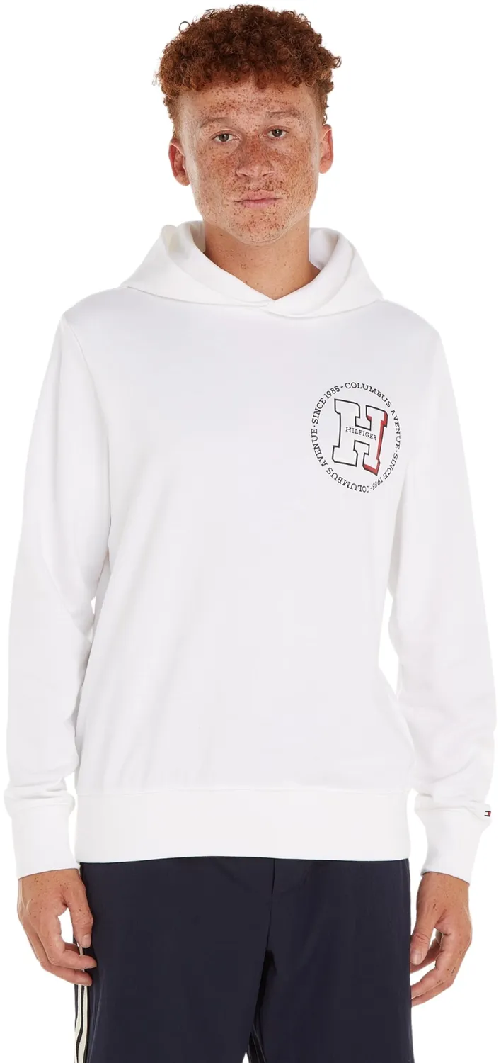 Tommy Hilfiger Felpa con Cappuccio Uomo Primary Red felpa rossa