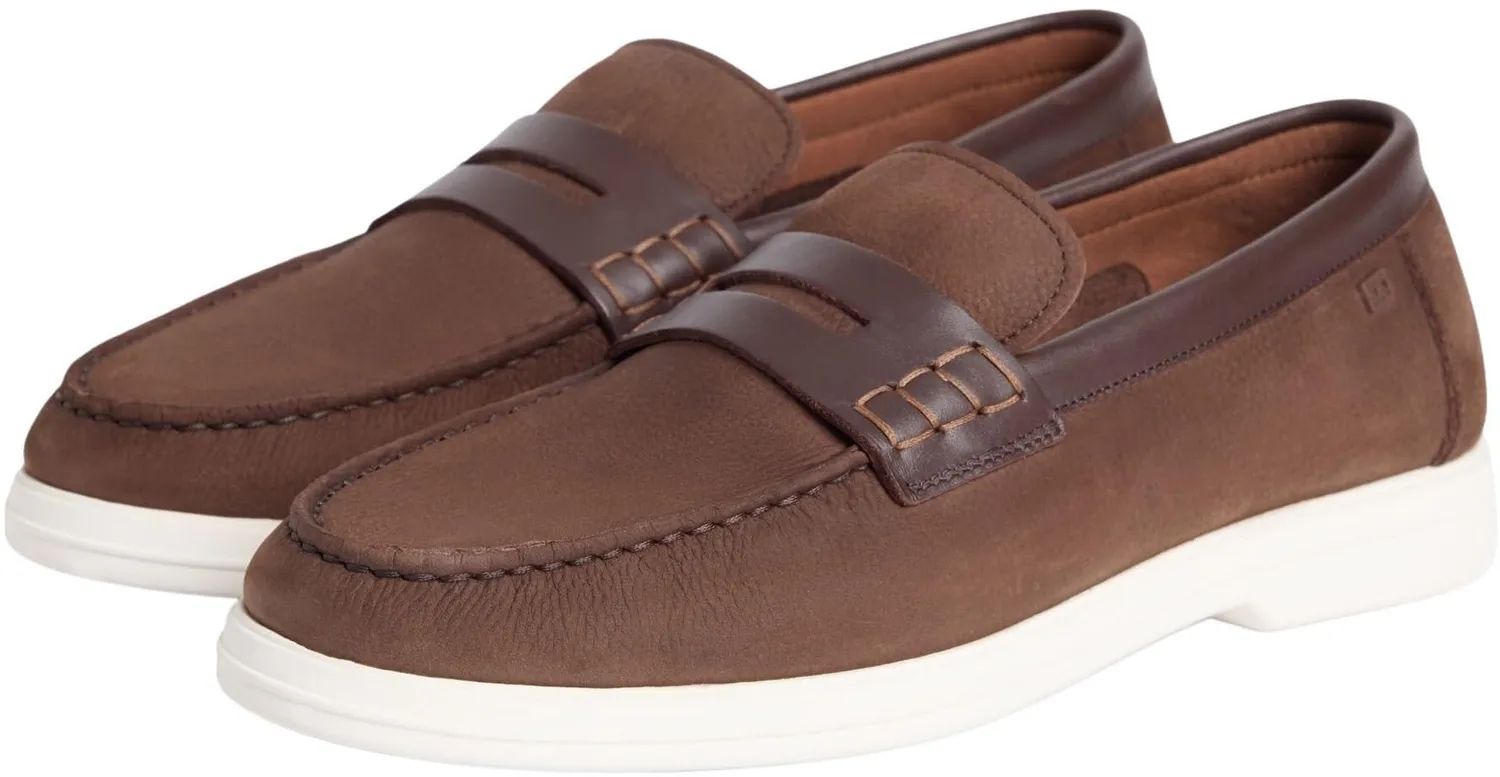 Tommy Hilfiger Mix Nubuck FM0FM05785 mocassini uomo marrone