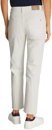 Tommy Hilfiger Classic Straight Jeans Donna Ecru 27W/30L
