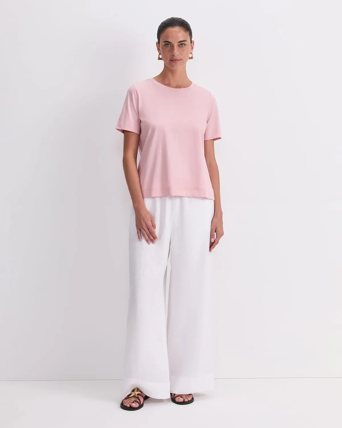 Sportscraft Mercerised Cotton Short Sleeve Tee t-shirt manica corta