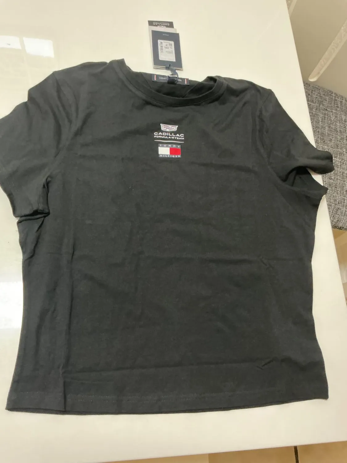 Tommy Hilfiger TH X CF1 Logo Fitted Tee t-shirt donna taglia L