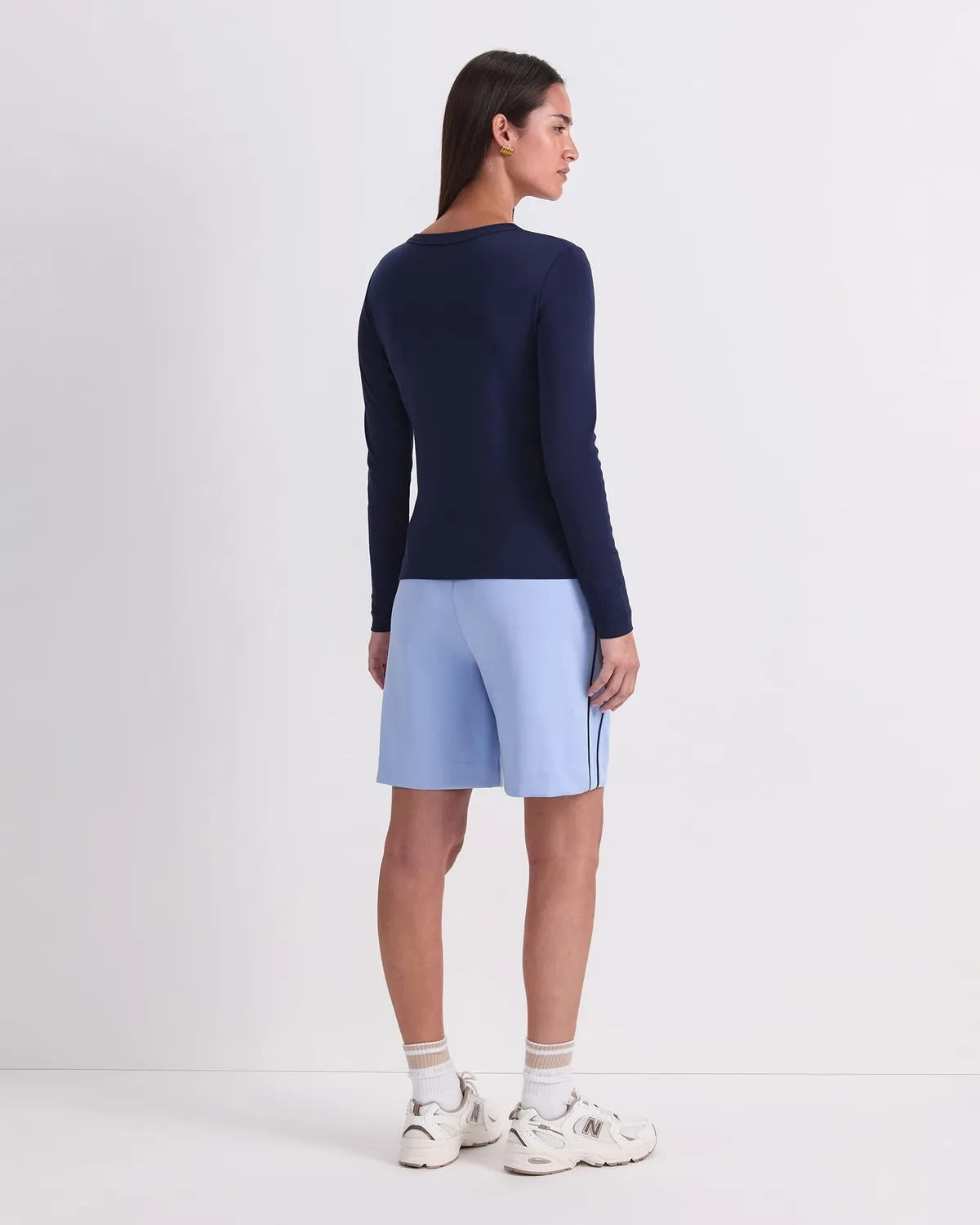 Sportscraft Heidi Long Sleeve maglia cotone melange