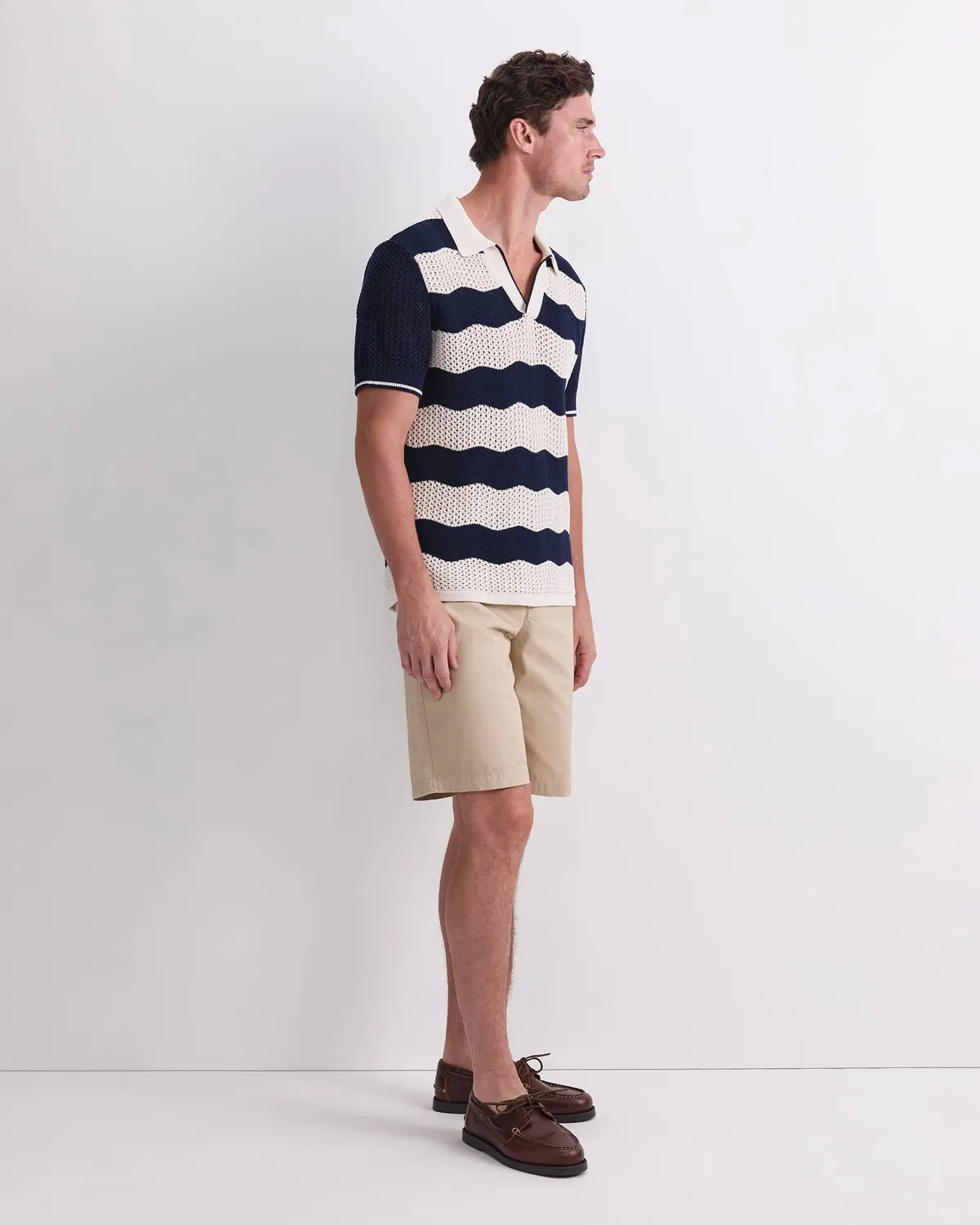 Sportscraft Wave 208077 Polo Maglia Cotone Uomo Rigata