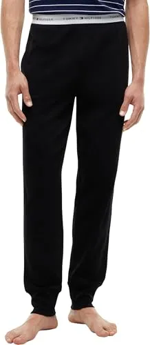Tommy Hilfiger Jersey Cuffed Pant UM0UM03996 pantaloni uomo L neri felpa