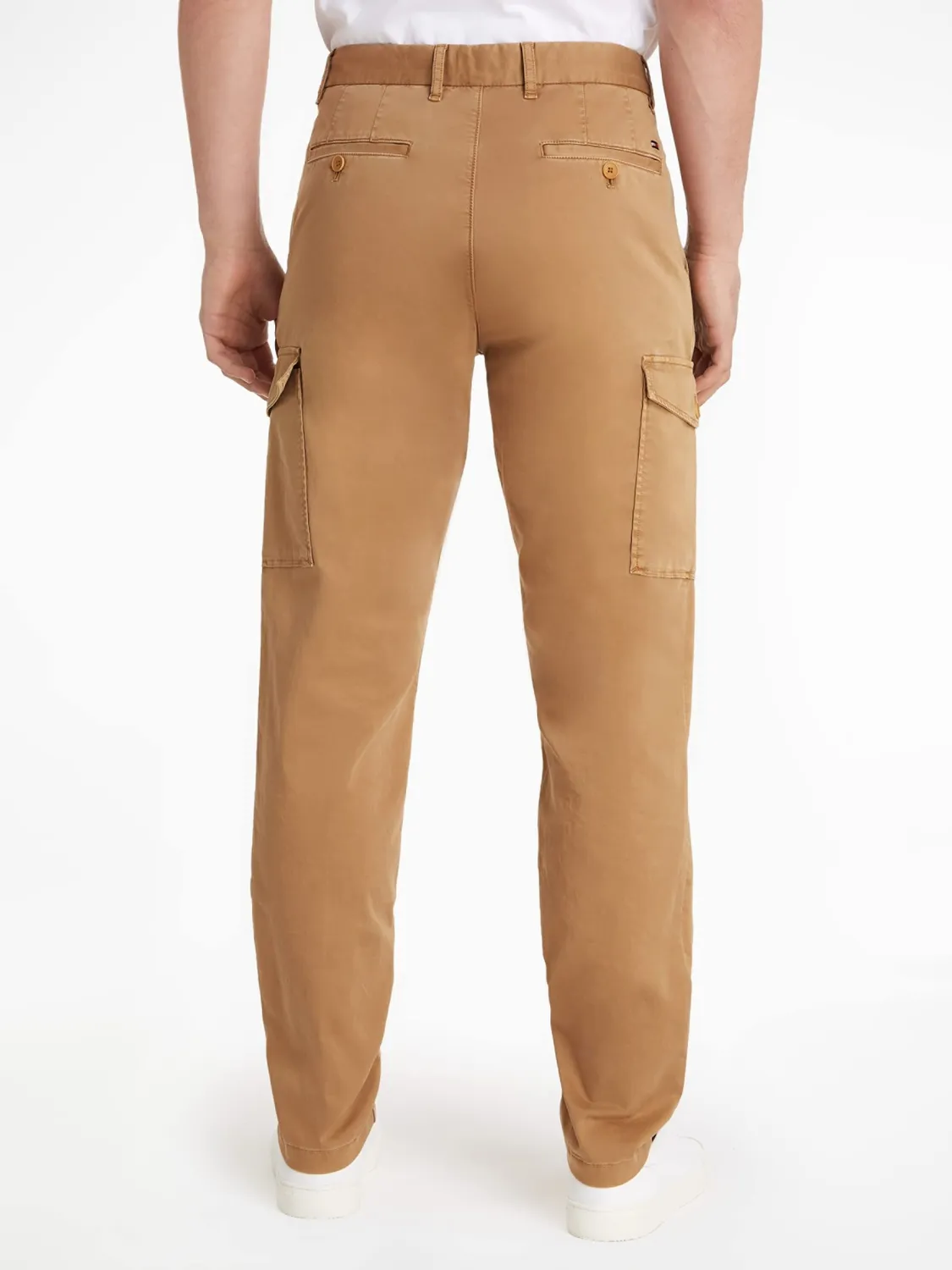 Tommy Hilfiger Chelsea Cargo Satin pantaloni cargo uomo verde