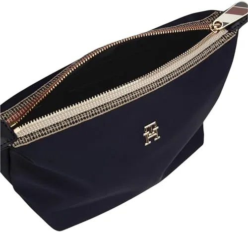 Tommy Hilfiger Poppy Washbag beauty case blu con cerniera