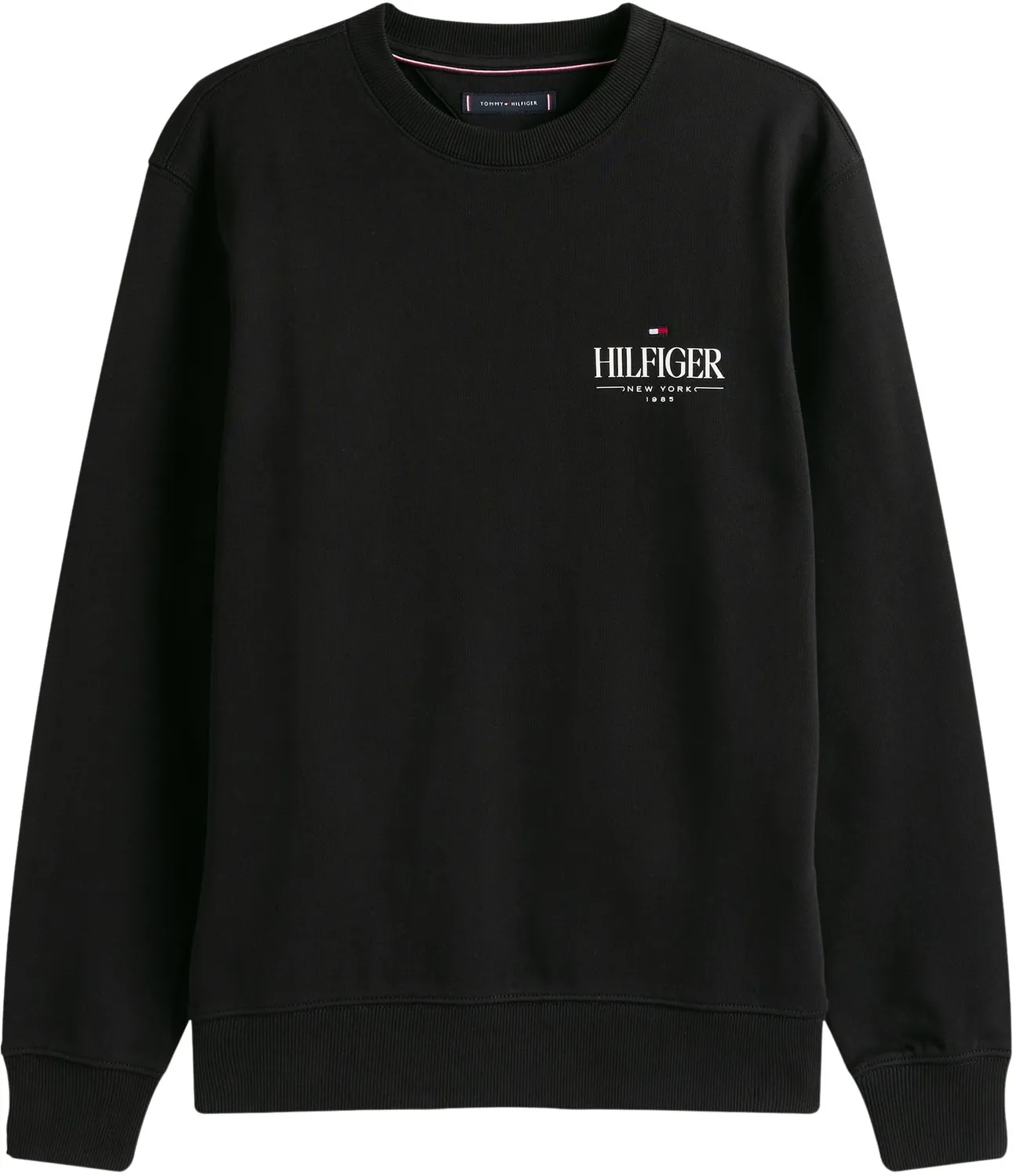 Tommy Hilfiger Stacked Regular Fit felpa uomo XXL nera