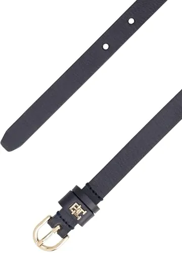Tommy Hilfiger Essential cintura donna pelle blu 1,5 cm