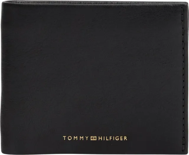 Tommy Hilfiger AM0AM14795 portafoglio bifold nero uomo