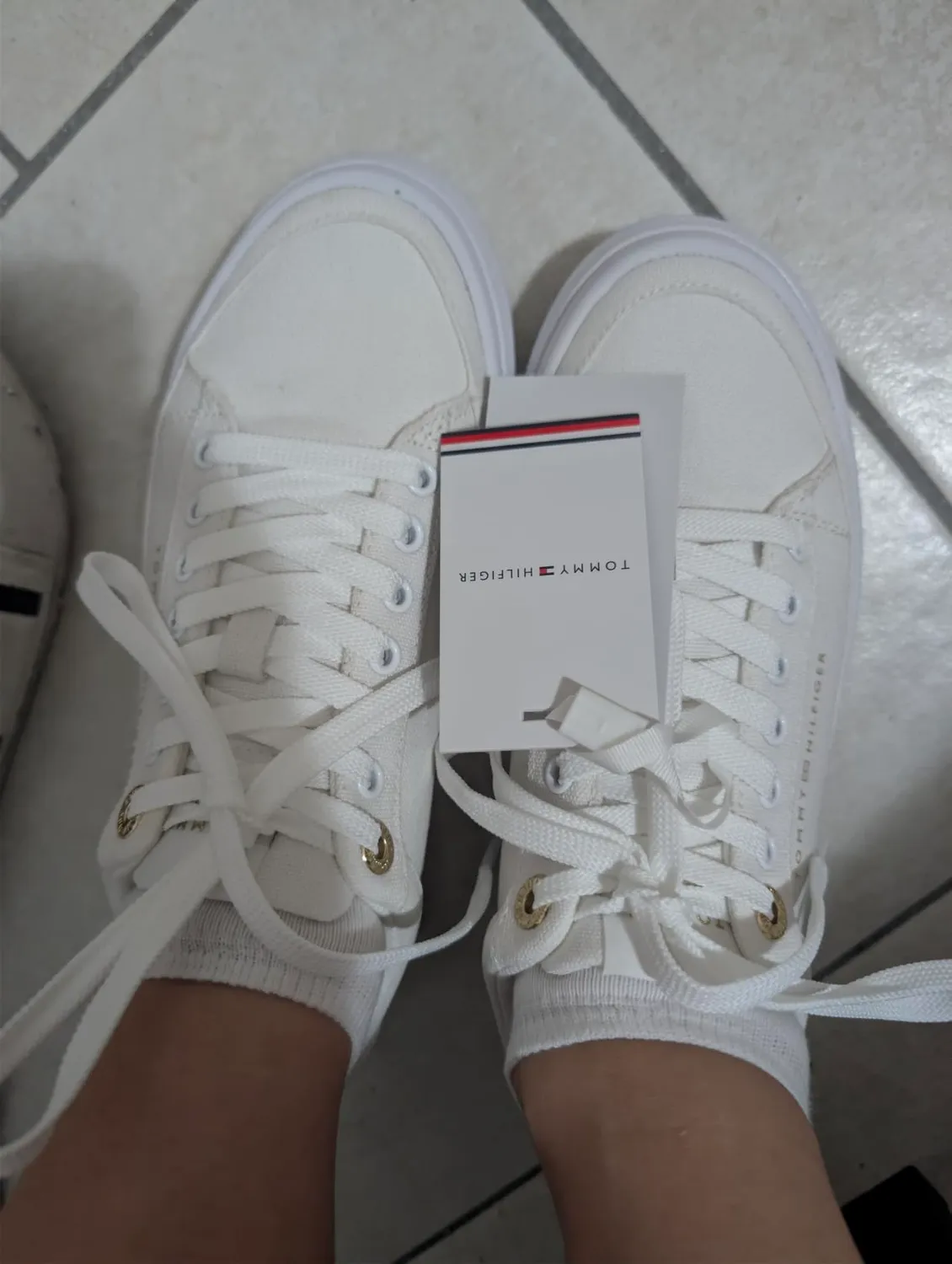 Tommy Hilfiger TH Foxing Platform Canvas Fw0fw09480 sneakers donna