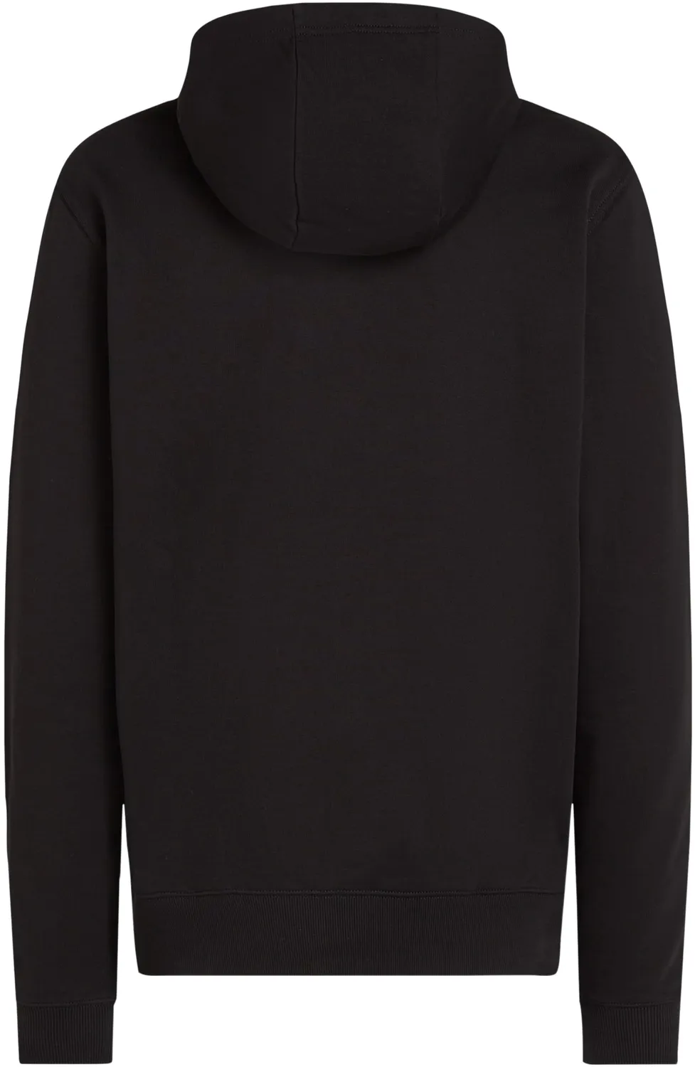 Tommy Hilfiger Center Stack felpa uomo nera cappuccio