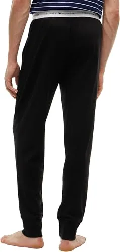 Tommy Hilfiger Jersey Cuffed Pant UM0UM03996 pantaloni uomo L neri felpa