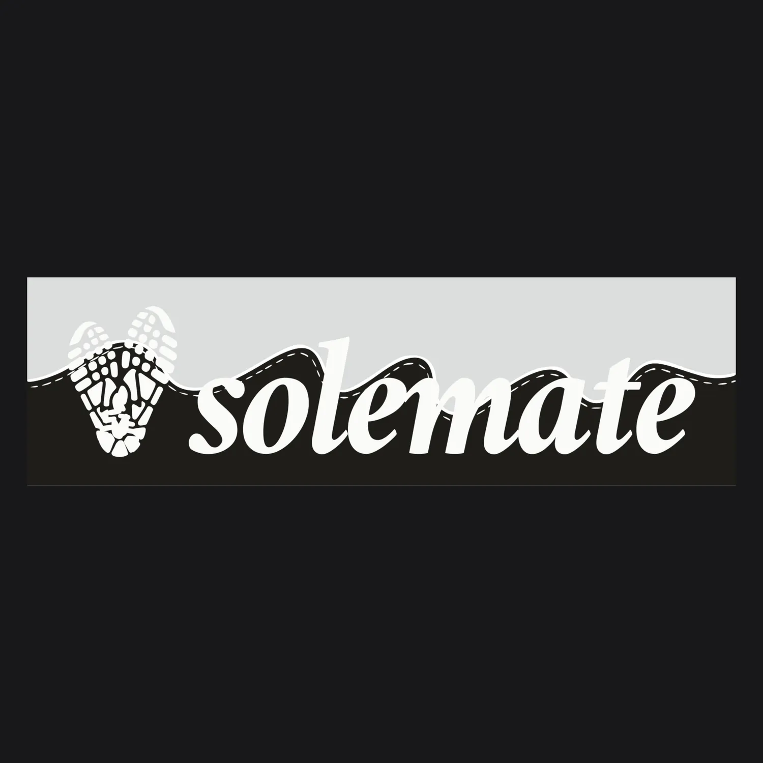 Solemate Wave Black Box Logo maglietta nera cotone