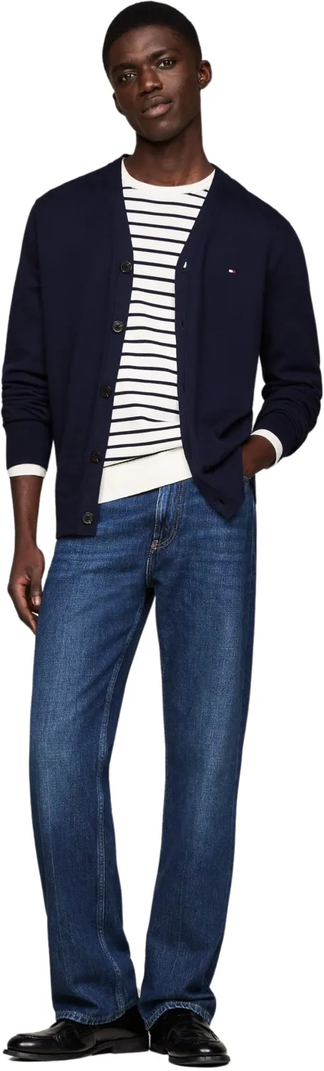Tommy Hilfiger Pima Cotton Cashmere cardigan uomo bottoni 3XL
