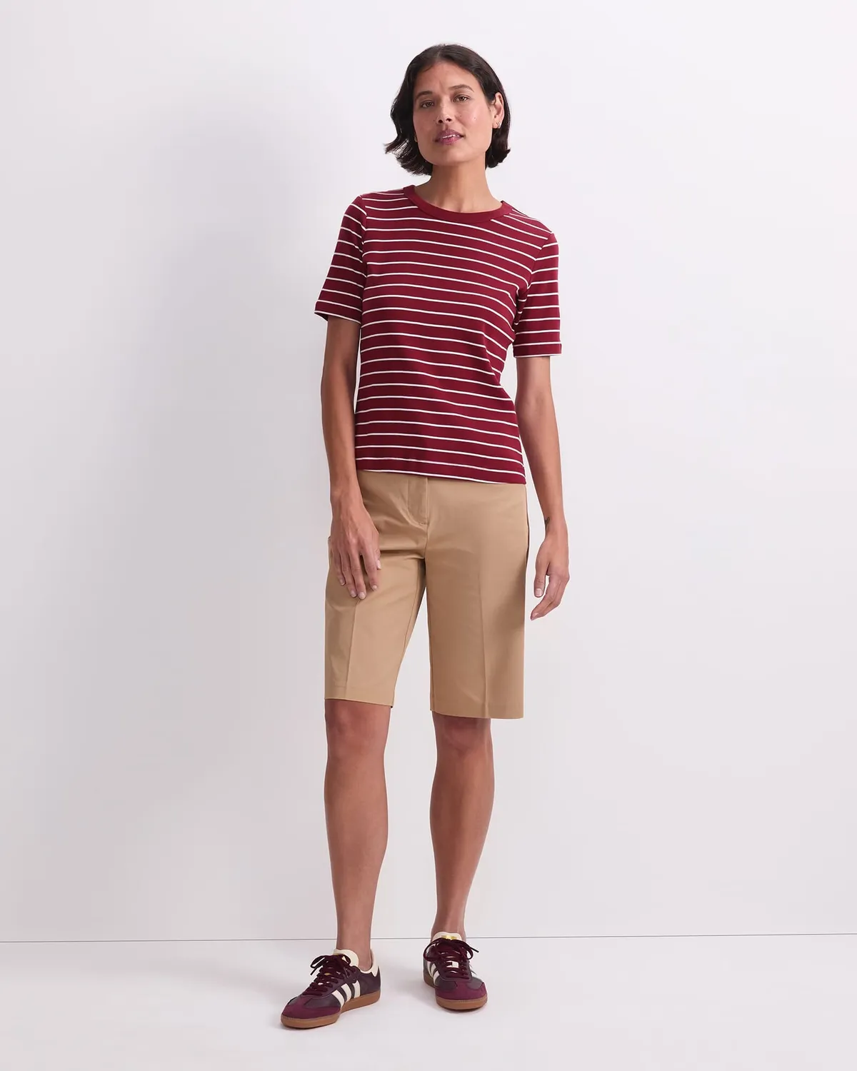 Sportscraft Heidi Stripe Tee t-shirt donna righe coste