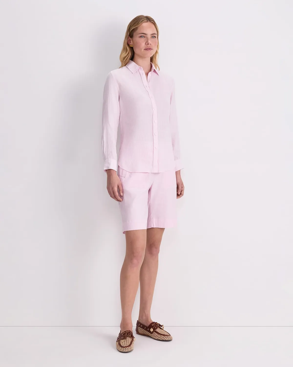 Sportscraft Dahlia camicia lino donna manica lunga