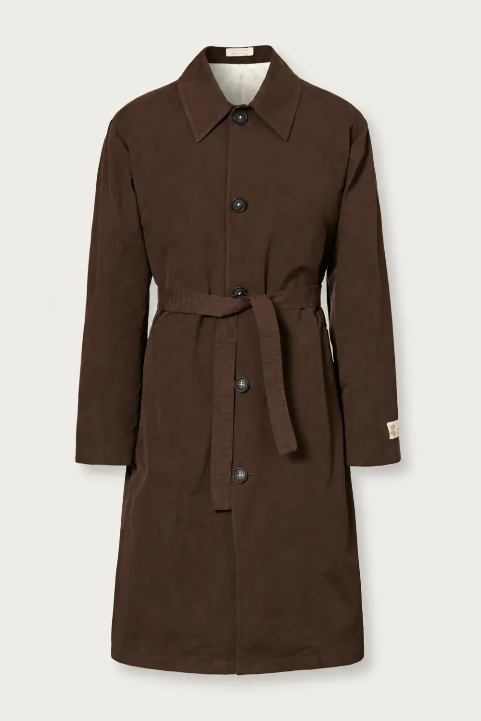 Massimo Alba Mustang trench uomo brown idrorepellente