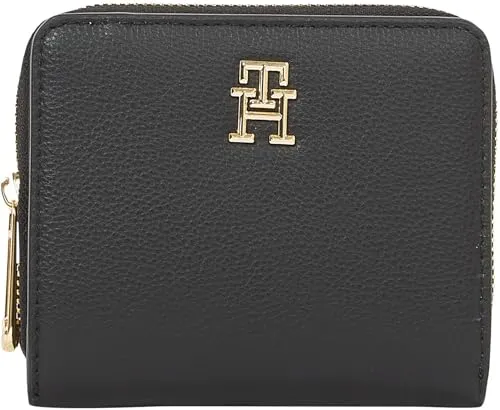 Tommy Hilfiger Soft Logotape Portafoglio Piccolo Nero