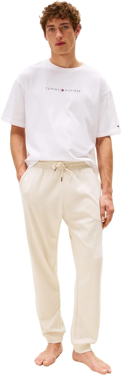 Tommy Hilfiger Track Pant jogging uomo L coulisse nero