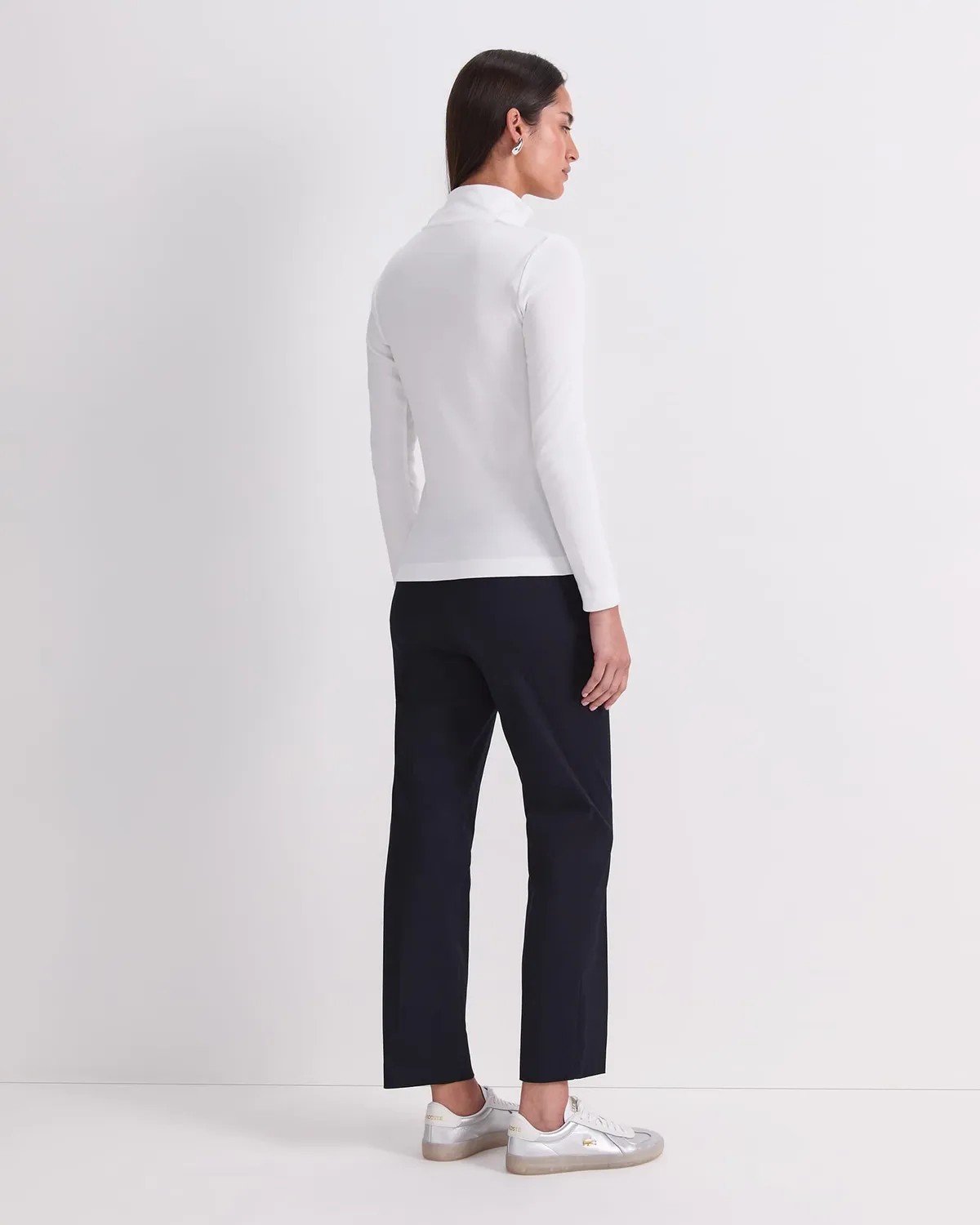 Sportscraft Lucy Zip Funnel Neck maglia collo zip cammello