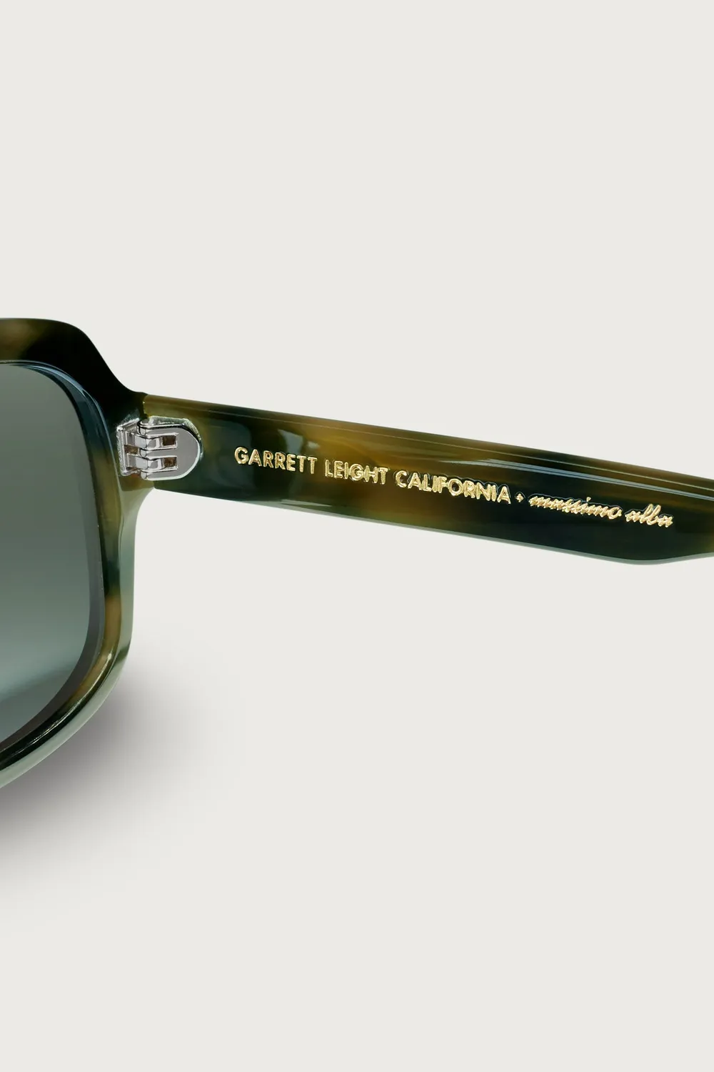Massimo Alba Sole occhiali unisex crocodile acetato