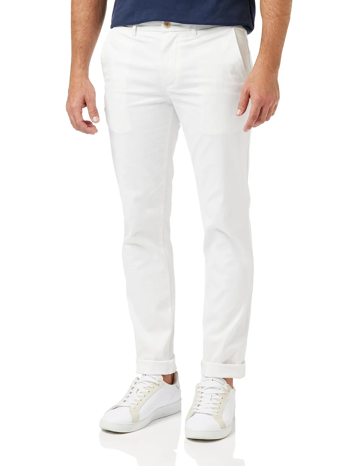 Tommy Hilfiger Bleecker 1985 chino uomo cotone Pima khaki