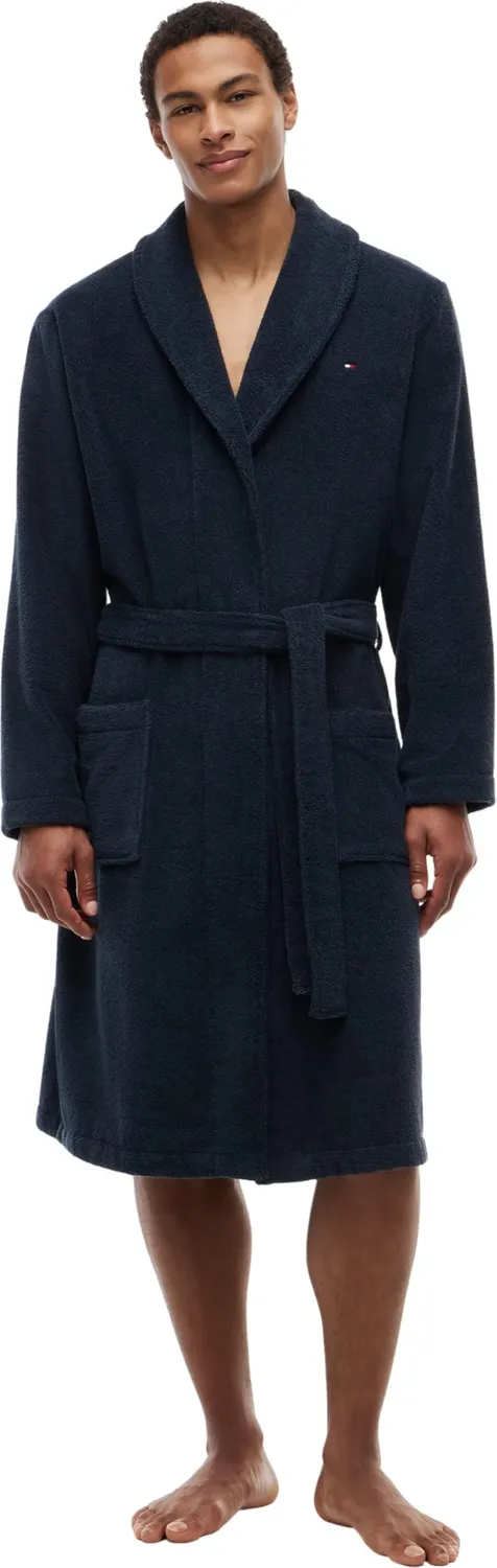 Tommy Hilfiger accappatoio uomo cotone XL blu navy