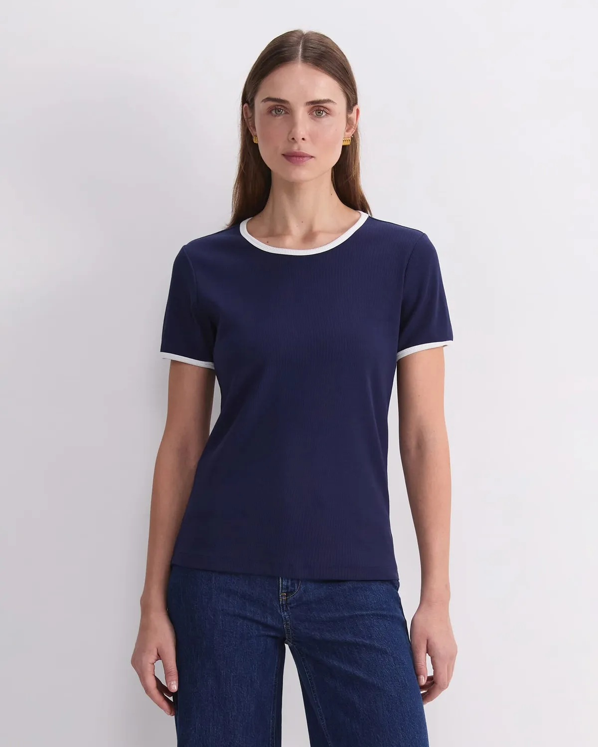 Sportscraft Staple Cotton Blend t-shirt girocollo