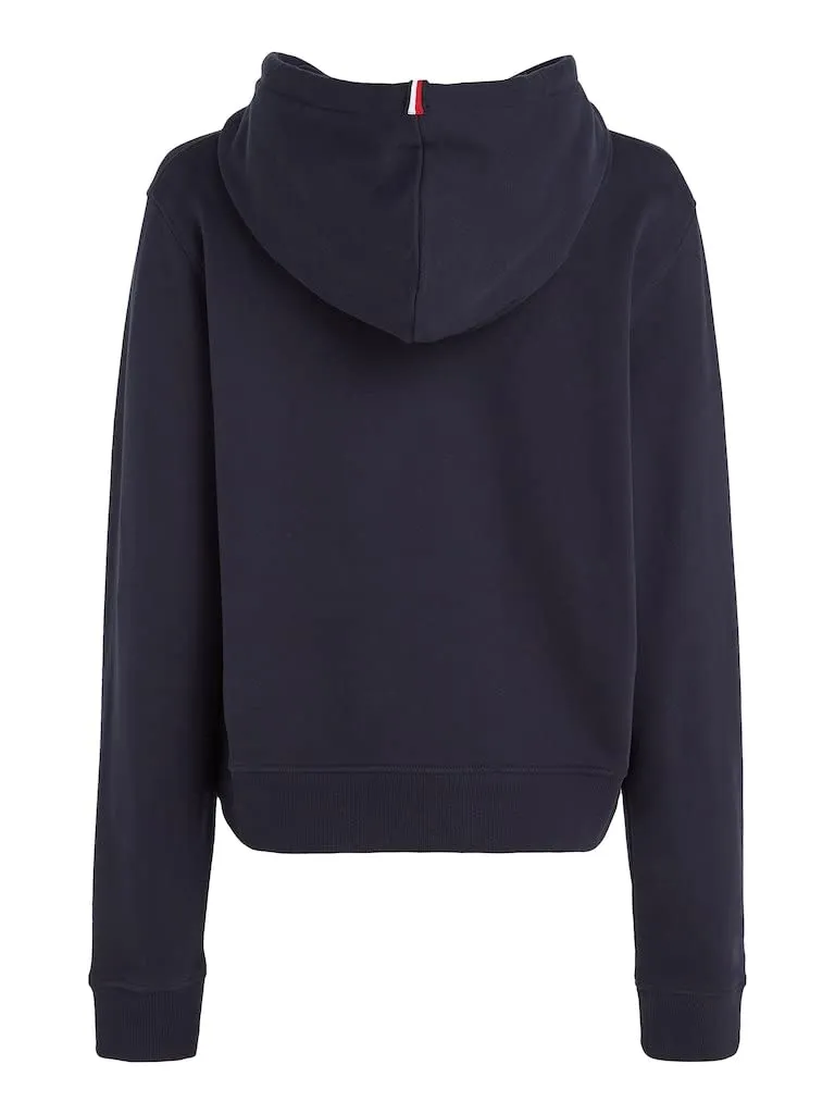 Tommy Hilfiger 1985 Ww0ww37800 felpa cappuccio donna cotone