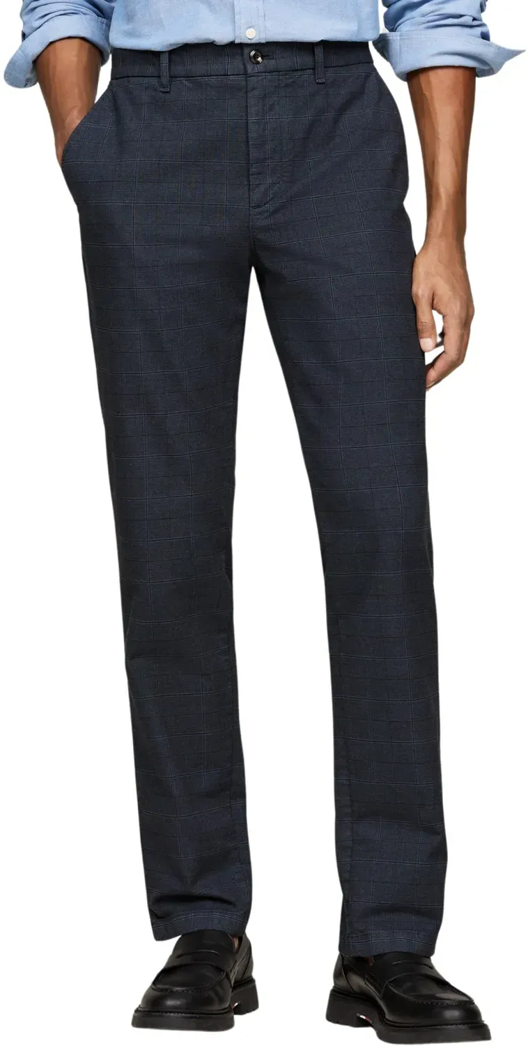 Tommy Hilfiger Denton Satin Straight Fit chino 38W/29L verde