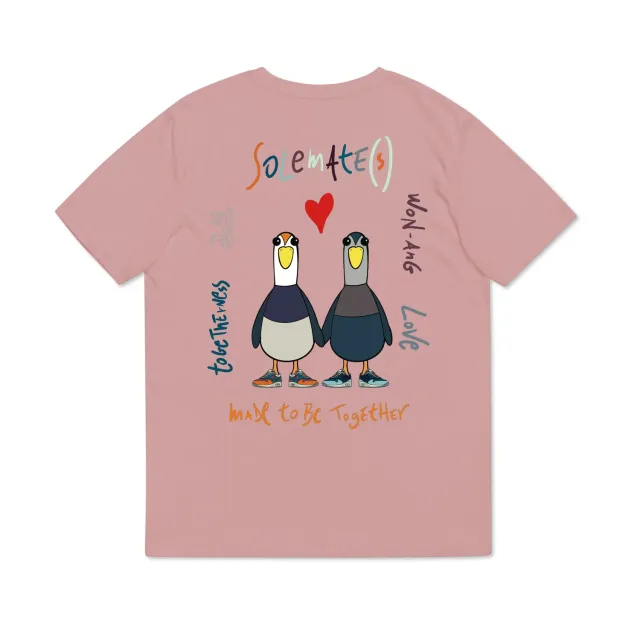 Solemate Better Together maglietta dusty pink cotone bio