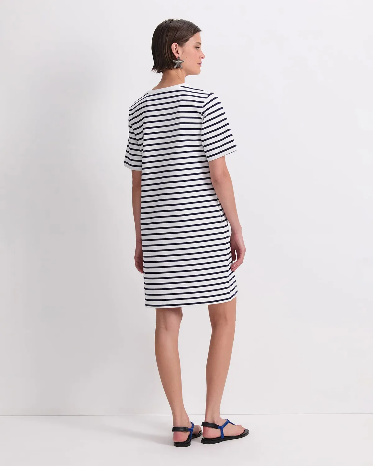 Sportscraft Stripe Shopper Vestito mini cotone righe