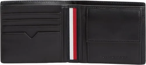 Tommy Hilfiger Th Element AM0AM14796 portafoglio zip nero
