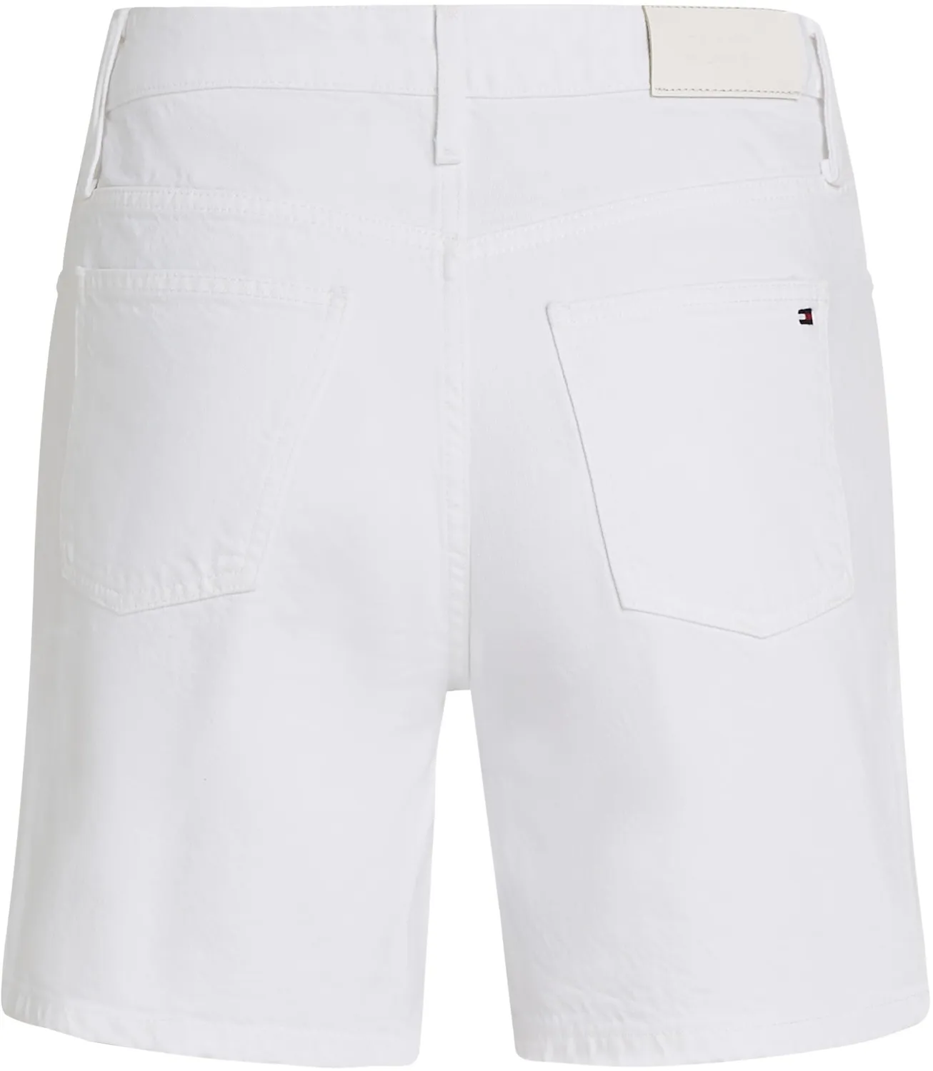 Tommy Hilfiger DNM Straight Short RW White shorts donna 30W
