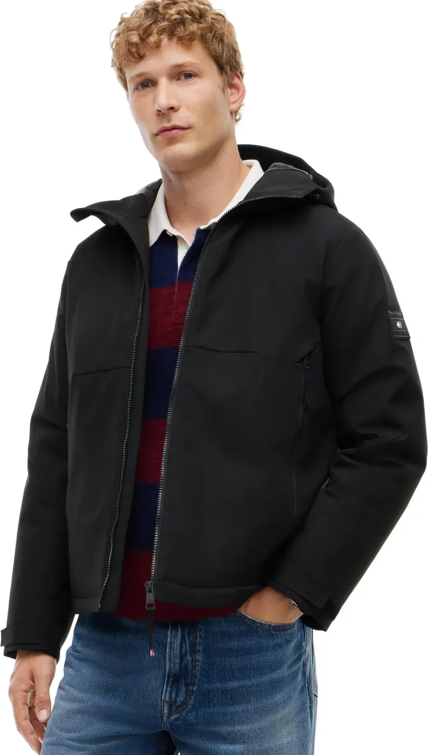 Tommy Hilfiger Tech MW0MW44978 giacca imbottita uomo L con cappuccio