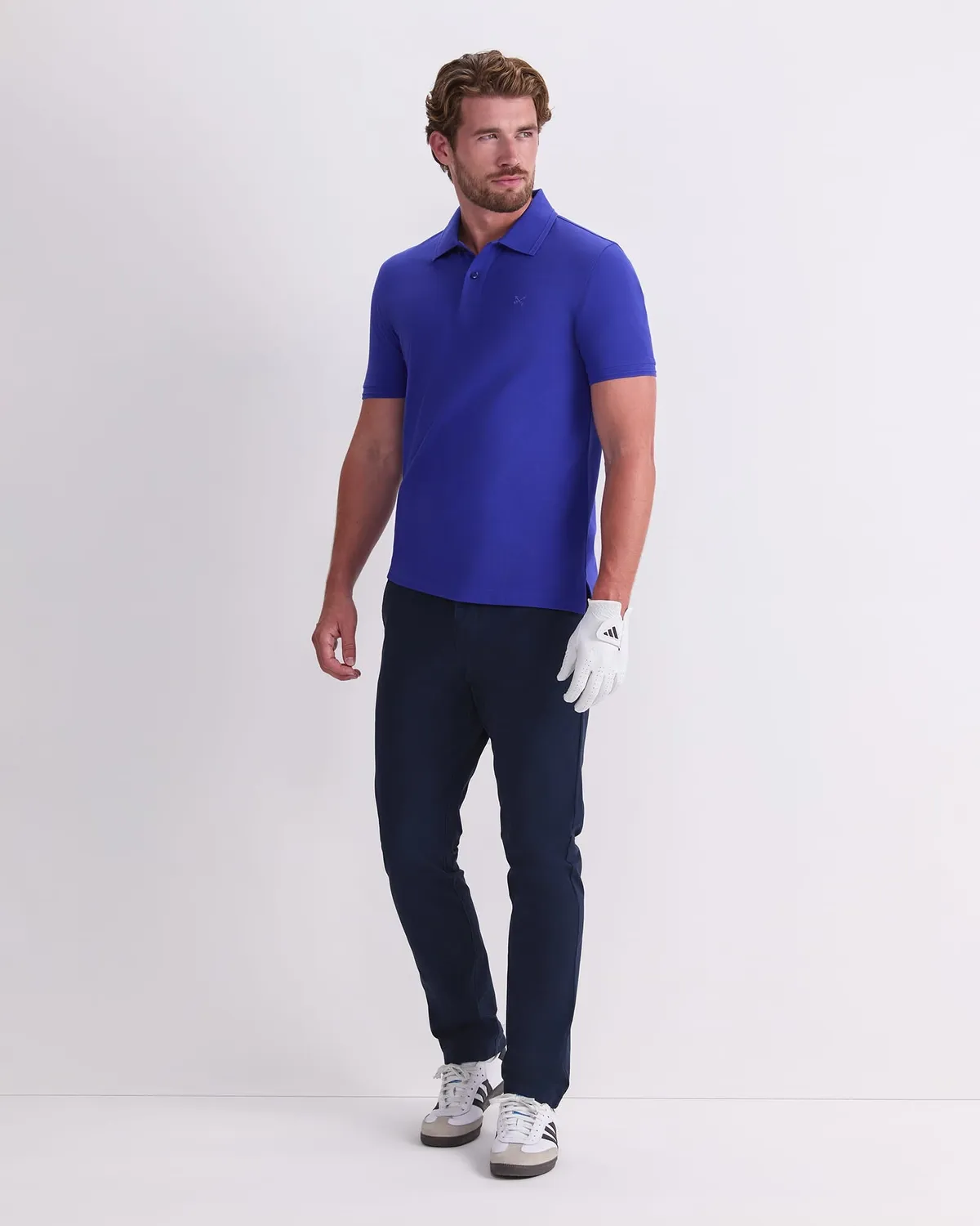Sportscraft SC Pique Polo uomo cotone garment wash