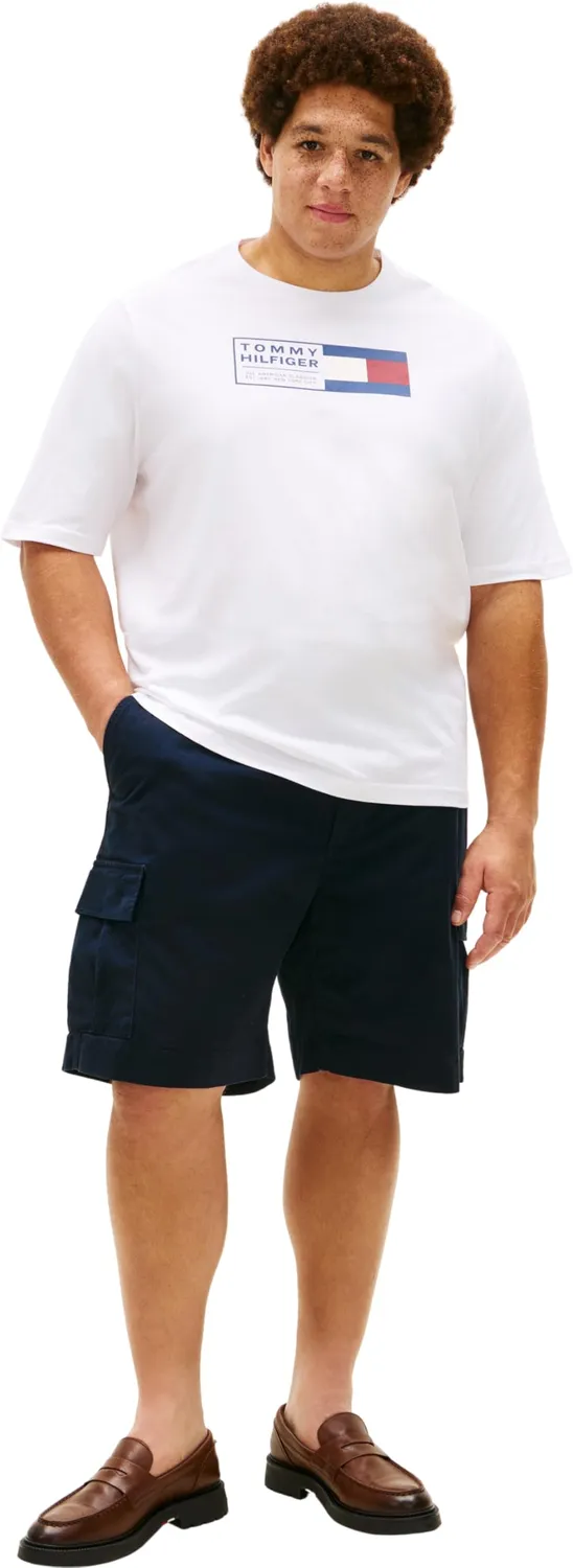 Tommy Hilfiger Brand Love MW0MW42366 maglietta uomo bianca