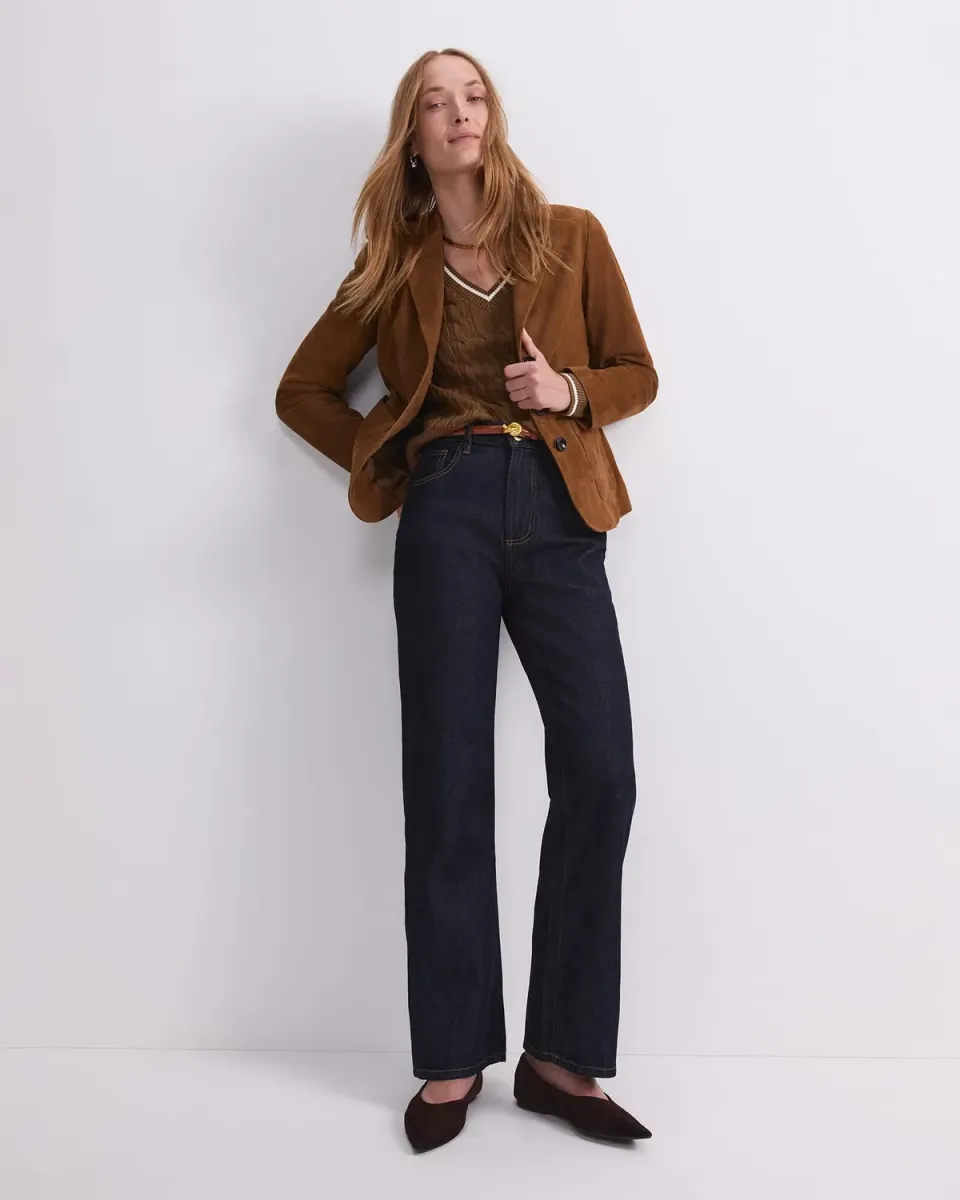 Sportscraft Simmi jeans dritti vita alta indaco