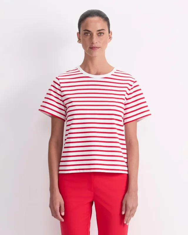 Sportscraft Karly Stripe t-shirt cotone elasticizzato