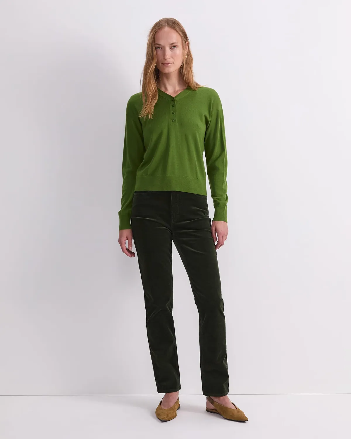 Sportscraft Francis Henley lana merino unisex