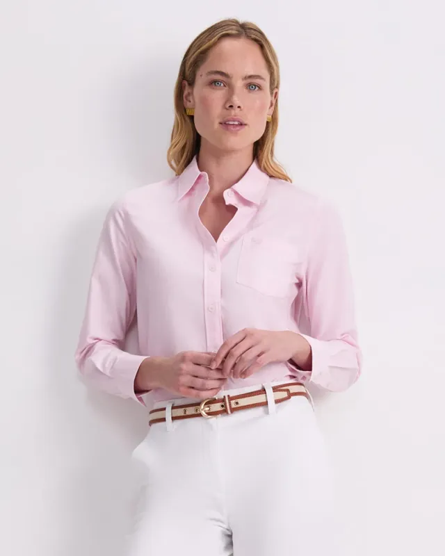 Sportscraft Long Sleeve Oxford Shirt camicia manica lunga cotone