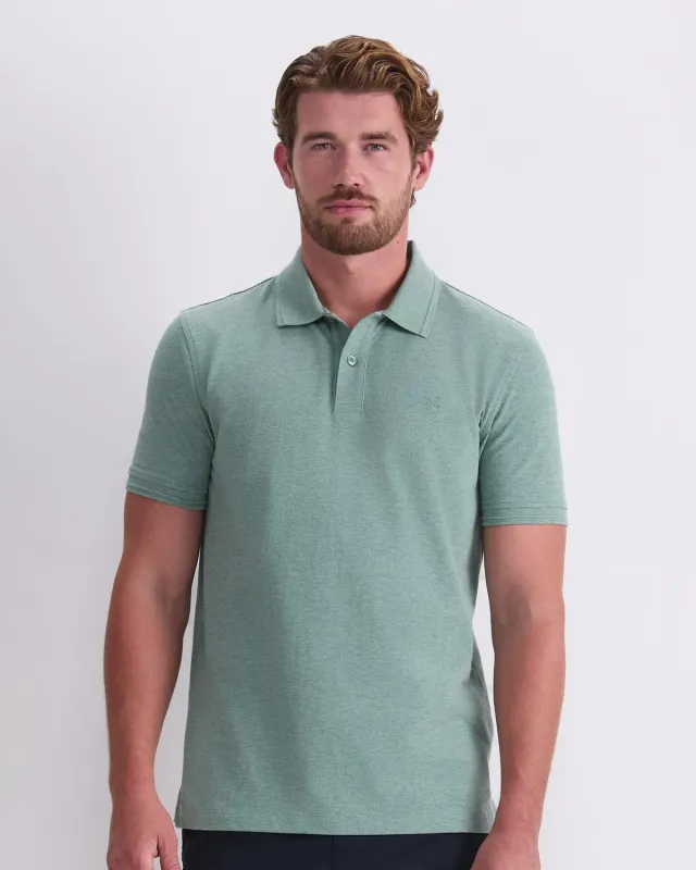 Sportscraft SC Melange polo cotone uomo taschino