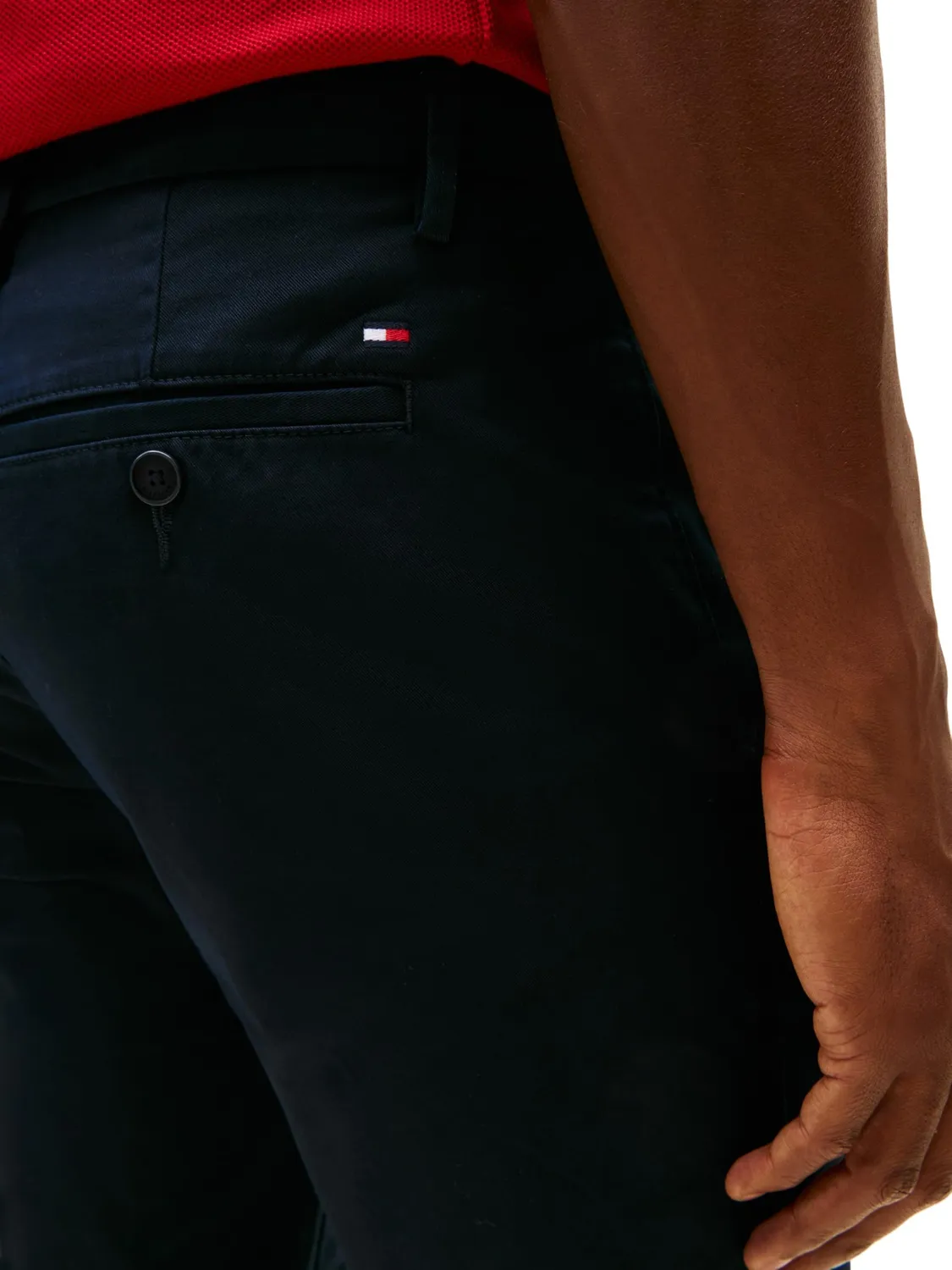 Tommy Hilfiger Bleecker 1985 chino uomo blu cotone pima