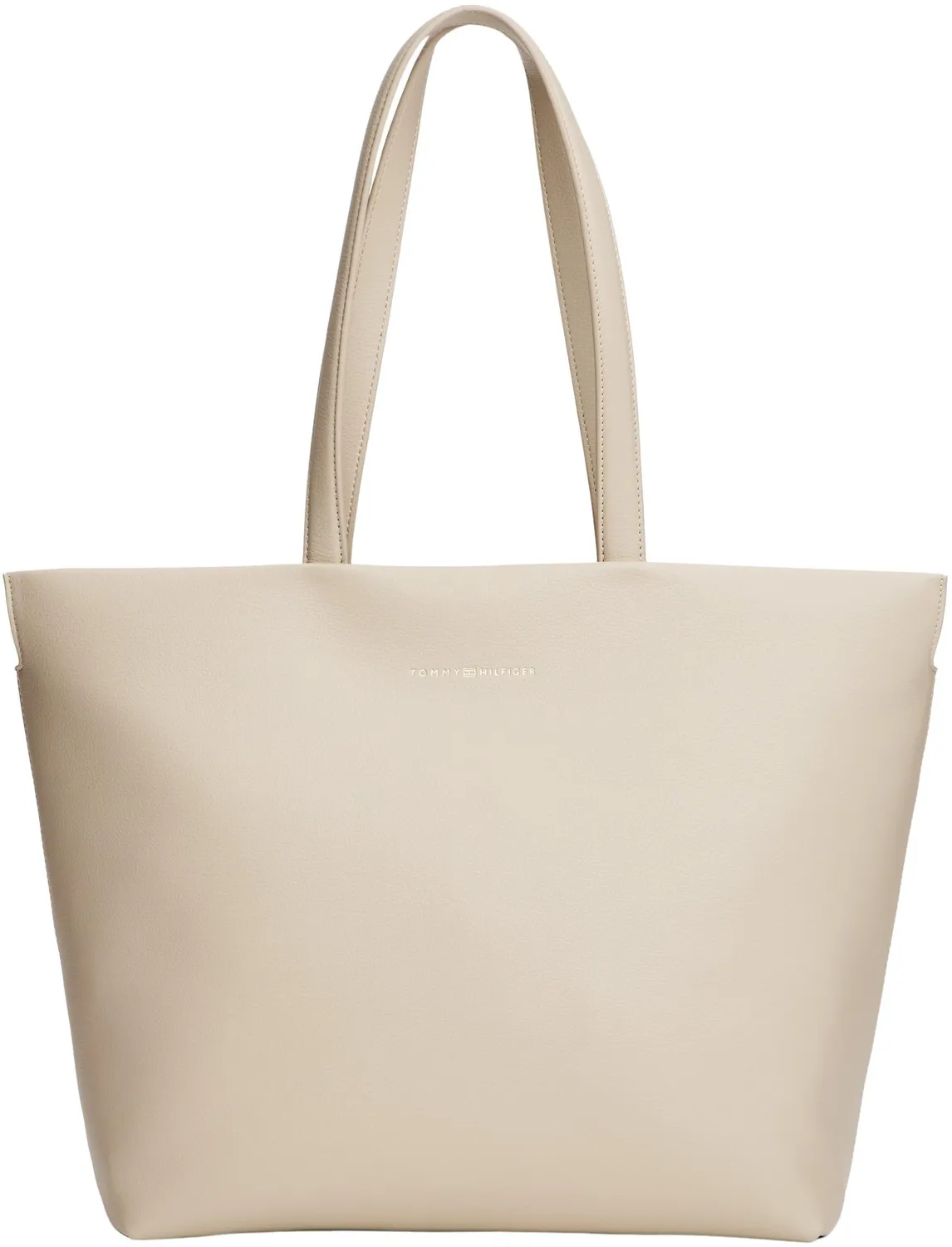 Tommy Hilfiger Logotape Borsa Tote Donna Zip Nero